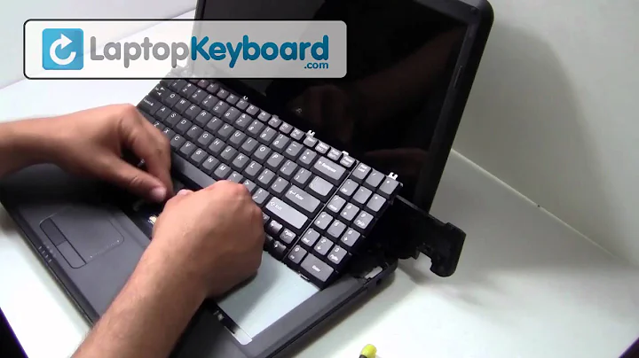 LENOVO G550 Keyboard Installation Replacement Guide Laptop - Remove Replace Install G555