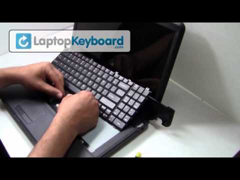 LENOVO G550 Keyboard Installation Replacement Guide Laptop - Remove Replace Install G555