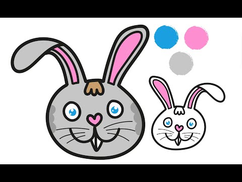 Как нарисовать ЗАЙЧИКА / Раскраска ЗАЙЧИК / Краски раскраски / Урок рисования для детей Как нарисовать ЗАЙЧИКА / Раскраска ЗАЙЧИК / Краски раскраски / Урок рисования для детей