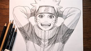 Easy Anime Drawing || How to Draw Naruto Uzumaki step by step || Naruto Drawing for beginners screenshot 4