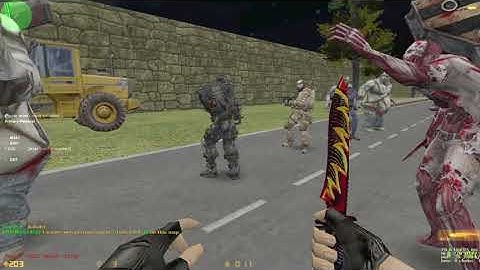 COUNTER STRIKE ZOMBIE ESCAPE MOD MAP ze_qcyo_final On Progaming Server