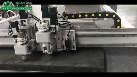 CNC Oscillating Knife Cutting Machine working video