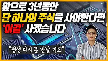 앞으로 3년 단 하나의 주식을 사야한다면 이것 을 사세요