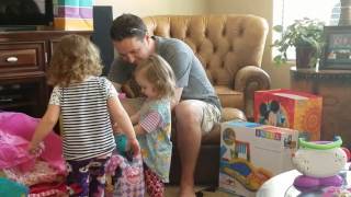 Elin Mk #elinmk opens 2nd bday gifts toy guitar