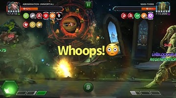 MCOC: Act 7.2.4 Sloppy Man-Thing Boss Solo