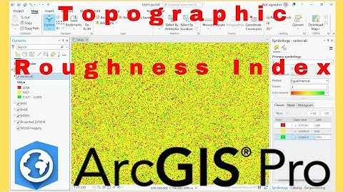 Topographic Roughness Index using ArcGIS Pro