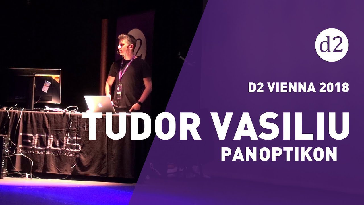 Tudor Vasiliu from Panoptikon - D2 Vienna 2018 Speaker