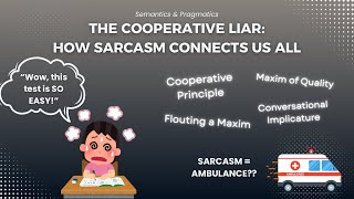 How Sarcasm Connecy Us All - Semantics & Pragmatics Final Assignment 