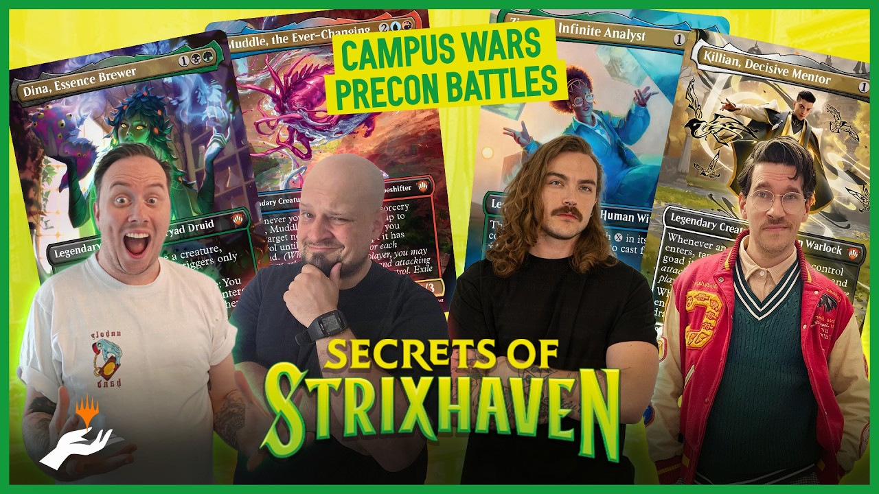 Strixhaven Campus Battles: Dina vs Muddle vs Killian vs Zimone thumbnail