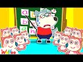 Oh No, Wolfoo! Too Many Baby Jenny - Kids Stories about Baby Jenny | Wolfoo Family Kids Cartoon