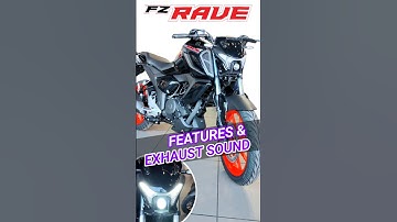 Yamaha FZ RAVE Review, On Road Price & Exhaust Sound| #rave #fzrave #yamaha #viral #shortvideo