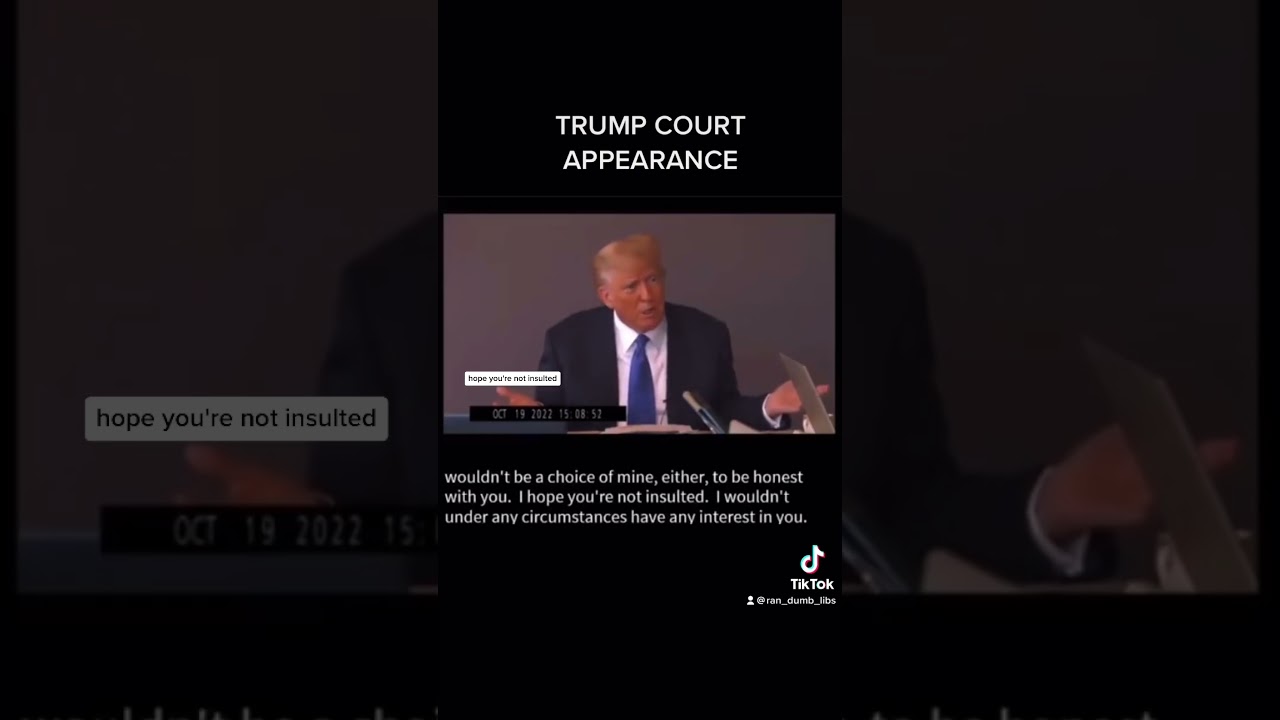 Courtcam TRUMP IN COURT: Pure savage 
