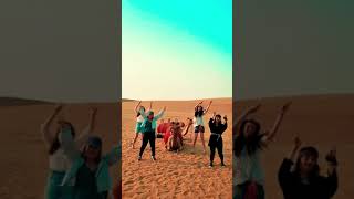 #PermissionToDance Challenge in the Desert from Dubai, UAE | BTS UAE & SONE Team #Shorts