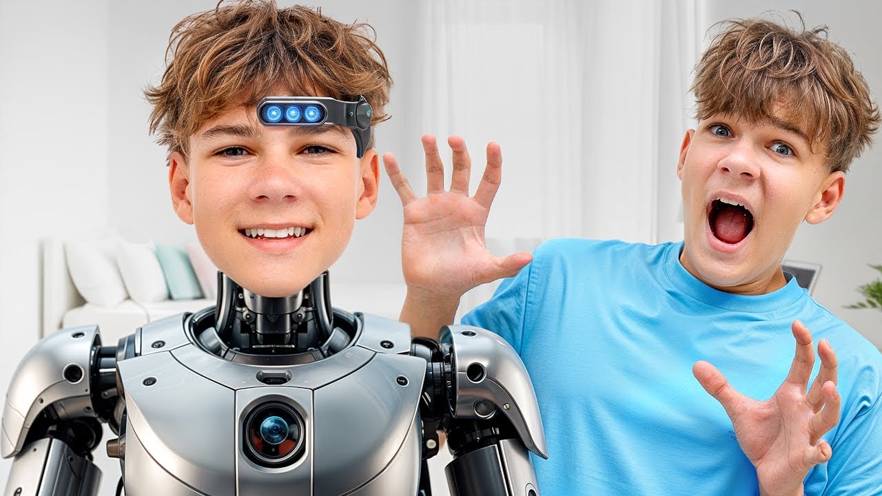 Мой РОБОТ Клон Хочет Забрать Мою Жизнь!