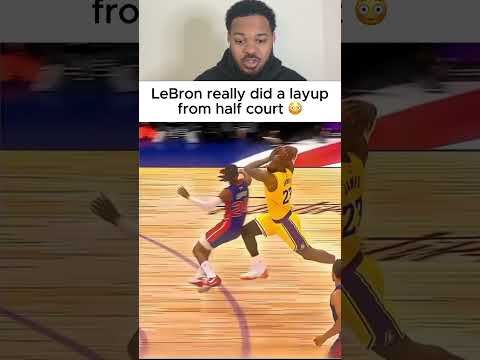 ONE DRIBBLE FROM HALFCOURT?? ๐ญ