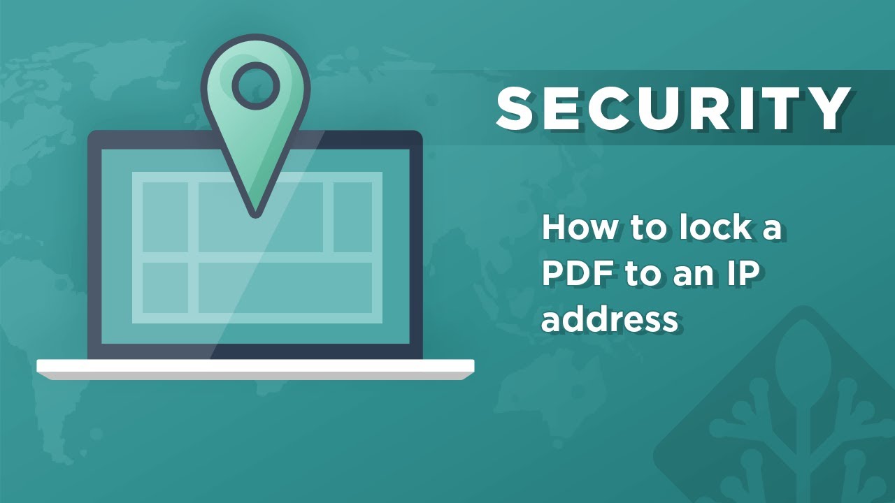 Lock PDF How to lock a PDF to an IP address YouTube