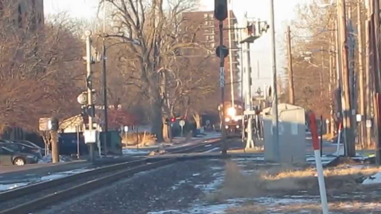 (HD)UP MBNAS w/ BC Rail K5L Horn @ Springfield Illinois 1/15/15