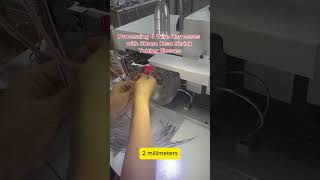 Processing 4 Wire Harnesses with 50mm Heat Shrink Tubing Sleeves#factory #machine
