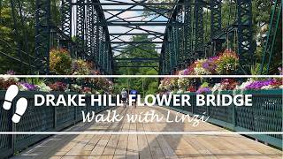 Walk with me over the Old Drake Hill Road Flower Bridge Simsbury, CT