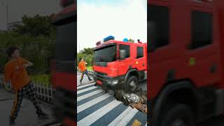 Torang pasukan damai batudaa versi mobil pemadam kebakaran 🔥