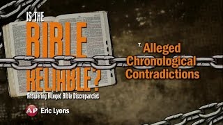 Famous Alleged Chronological Contradictions - Eric Lyons - Is the Bible Reliable? (Session 7) Profile