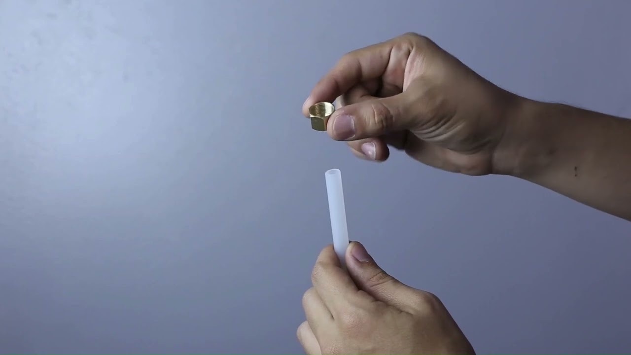 How to connect water line to the Rainfresh drinking water faucet.