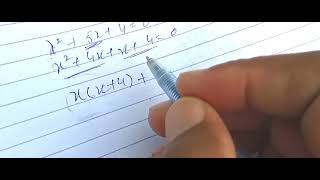 X² 5X 4 0 Quadratic Equation