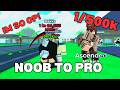 Going From Noob to *PRO* in *NEW* Roll an Anime Roblox!