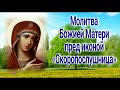 Молитва Божией Матери перед иконой " Скоропослушница"