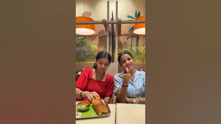 I’ll give Rs 500 For Every Southindian Dish she Eat 😱giving 500 for every South Indian food #shorts thumbnail