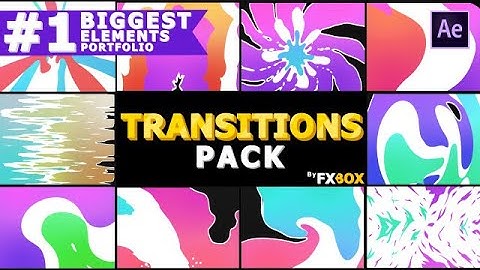 Juicy Colorful Transitions After Effects Templates