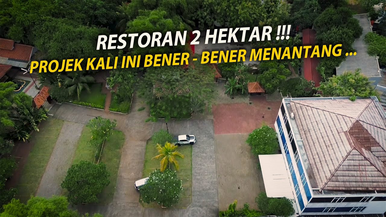 GAK TAU HARUS NGOMONG APA LAGI !!! RESTORAN 2 HEKTAR, NYAMAN, MEWAH DAN MEGAH... TAPI KOK SEPI ?