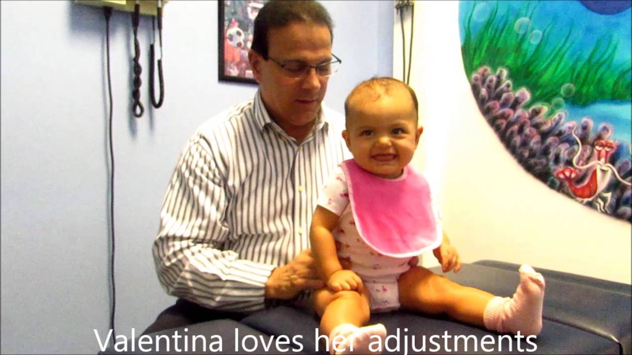 Chiropractic adjustment for a flat head in babies YouTube