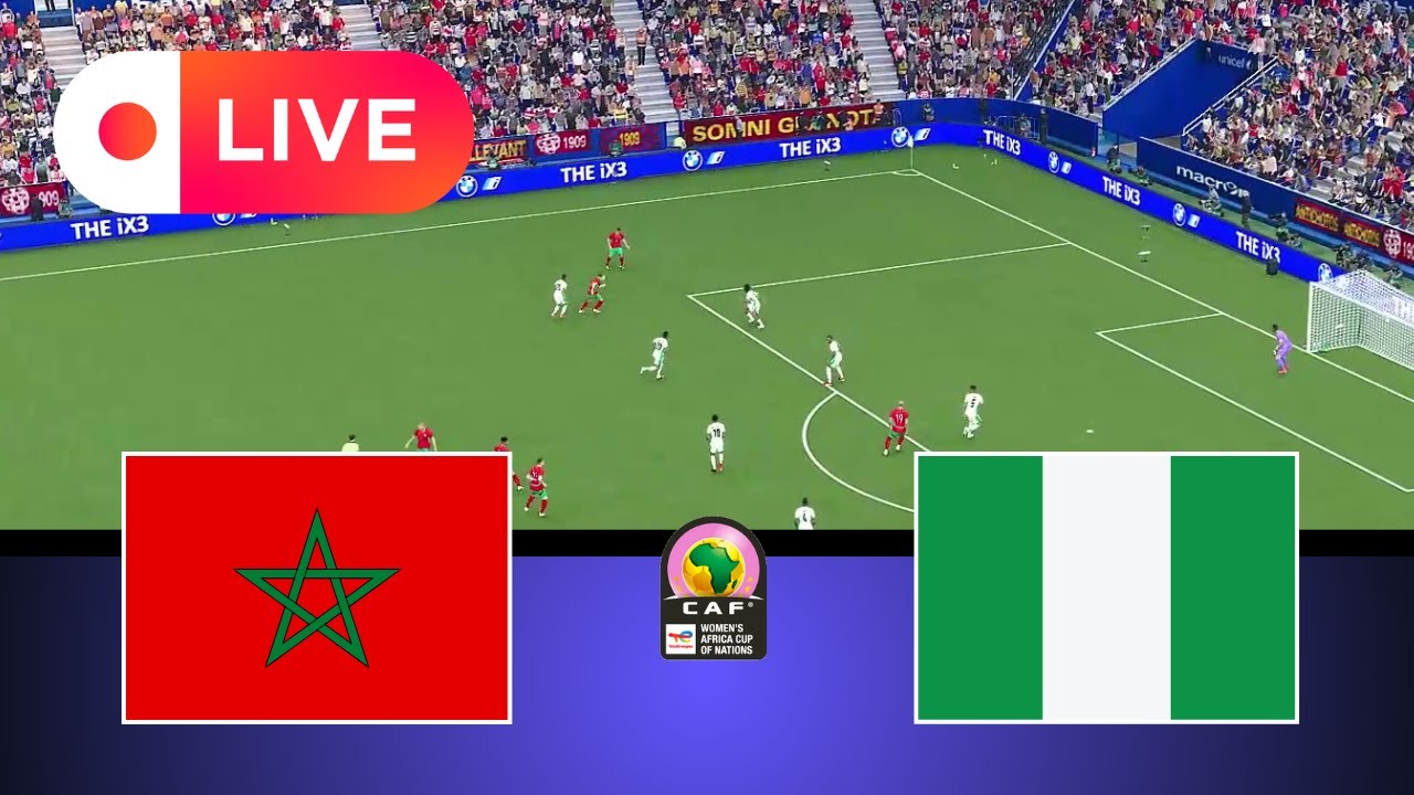 🔴 LIVE - Morocco vs Nigeria | FINAL - Women's Africa Cup of Nations 2025 | Realistic Pes 21 Gam