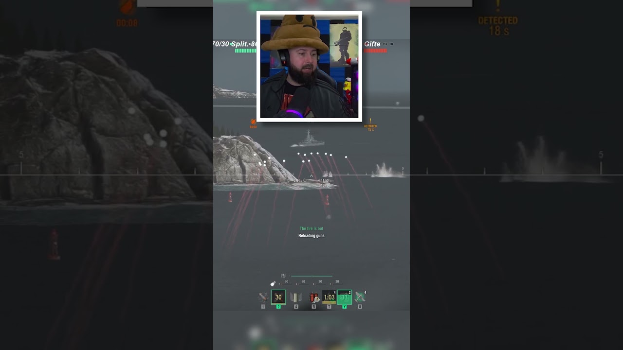 Curse you pizza dispersion! #gaming #worldofwarships #twitch #moments #funny #memes #comedy