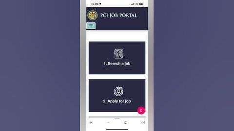 PCI Job Portal-Gift to Job seekers and Employers
