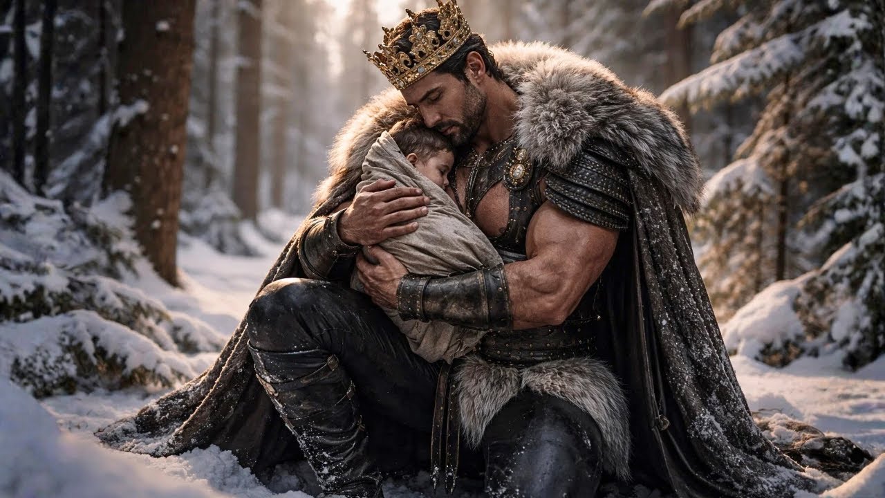 Her Baby Was Crying From Hunger in the Snow, The Alpha King Took Off His Hide and Picked Them Up