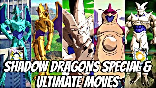 ALL SHADOW DRAGONS SPECIAL & ULTIMATE MOVES!! 🔥! IN DRAGON BALL LEGENDS