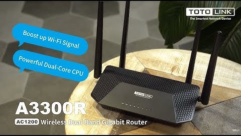 TOTOLINK AC1200 Gigabit Wi-Fi Router #A3300R