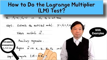 How to Do the Lagrange Multiplier (LM) Test? |【Five Minute Econometrics】Topic 52