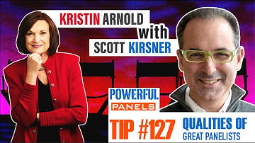 Powerful Panel Discussion Tip #127 with Scott Kirsner: Qualities of Great Panelists