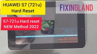 Hard Reset /  Huawei s7 (721u) Hard Reset & Unlock Pattern / 100% Working