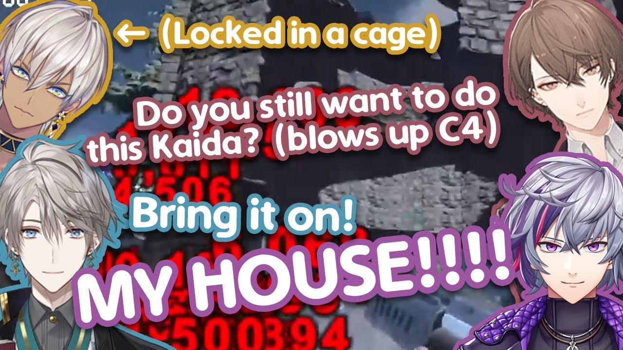 [Eng Sub] (Nijisanji Ark) Fuwa and Kaida kidnap Ibrahim and Kagami comes to rescue him (chaos)