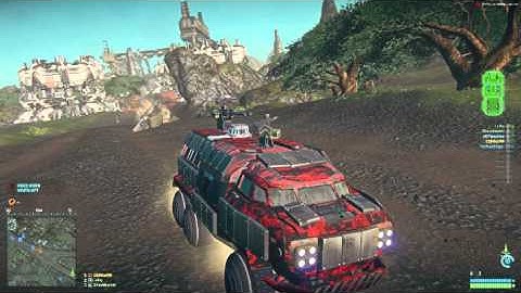 PlanetSide 2: Graphics Glitch - Rotating Tank