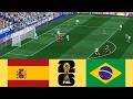 Spain vs Brazil | FIFA World Cup 2026 | PES 2021 Simulation