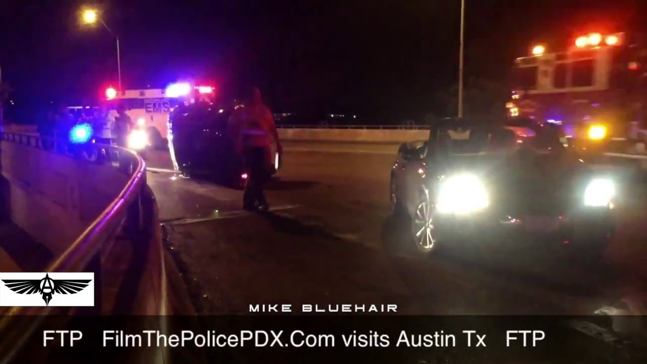CopWatching A Roll Over Accident - YouTube
