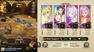 Easy Wins with Bleed 【4-Man Fairy Team】 | Hero Arena Artifact & Equipment Guide | 7DS: Grand Cross