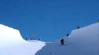 ski jump 720 in halfpipe