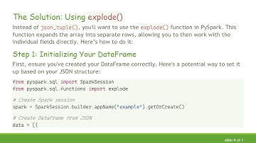 Transforming JSON Array into Multiple Columns in PySpark