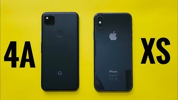 Google Pixel 4a vs iPhone Xs